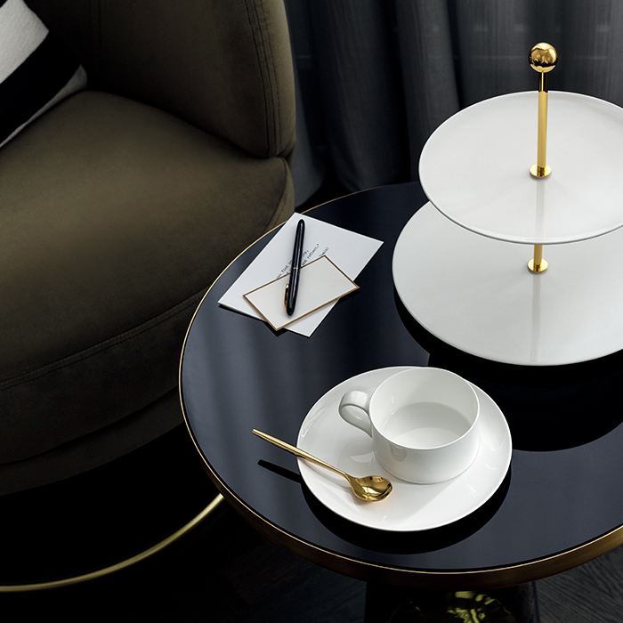 MetroChic blanc tea cup 230 ml white